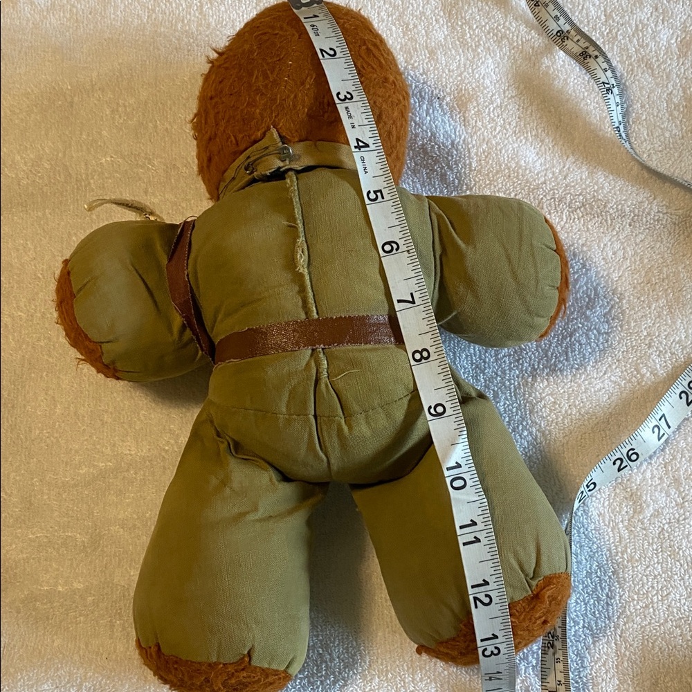Gund War time HONEY LOU Plush 13” Doll with Brown and Tan Outfit pressed cloth - Picture 9 of 10